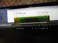 Uszkodzona matryca Samsunga LTA400WT-L06 Uszkodzona matryca Samsunga LTA400WT-L06