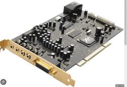 Zdjęcie karty dźwiękowej Creative Sound Blaster X-Fi XtremeGamer Fatal1ty Pro.