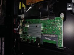 VESTEL 17MB180E mainboard inside an electronic device enclosure