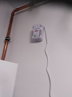Intermittent Activation of Gas Detector in Ferroli Divacondens Furnace and Gas Setup