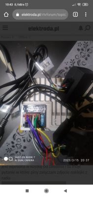 Radio Blaupunkt New York 800 - podłączenie kamery cofania