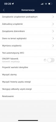 Falownik SUN2000 M1 - błąd komunikacji, przywrócenie ustawień i problem z podłączeniem