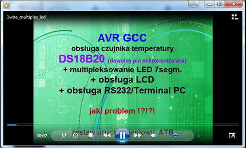 DS18B20 na delay_ms, wyświetlacz na timerze nie działa