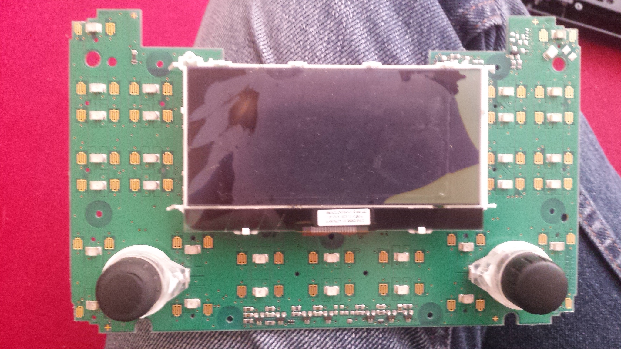 Seat 6L Zbity wyświetlacz Seat Dynamic Navigation System