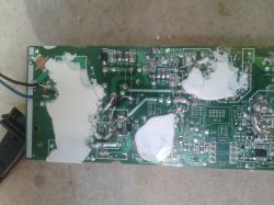 Zasilacz Sony ACDP-100E02 - Wylany kondensator i Mosfet zamiast diody wyjściowej