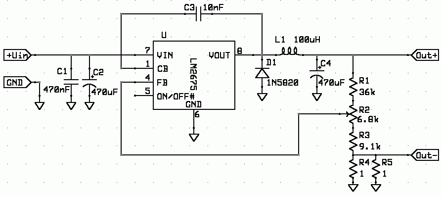 Rt8250 step - down converter jako źródło prądowe do zasilania Power LED