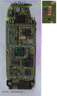 Nokia 6310i - zanikający i przesuwający się obraz na LCD, co robić?