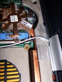 HP NC6000 - jak bezpiecznie podgrzać chipset hot airem?