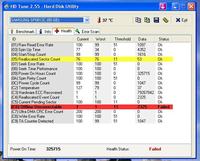 Samsung SP0812C - bad sectory, zły odczyt smart. Samsung SP0812C - bad sectory, zły odczyt smart.