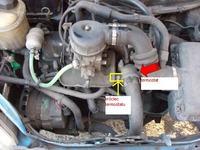 Wymiana termostatu w CC 900, gaźnik