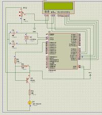 Symulacja Proteus Atmega32 LCD