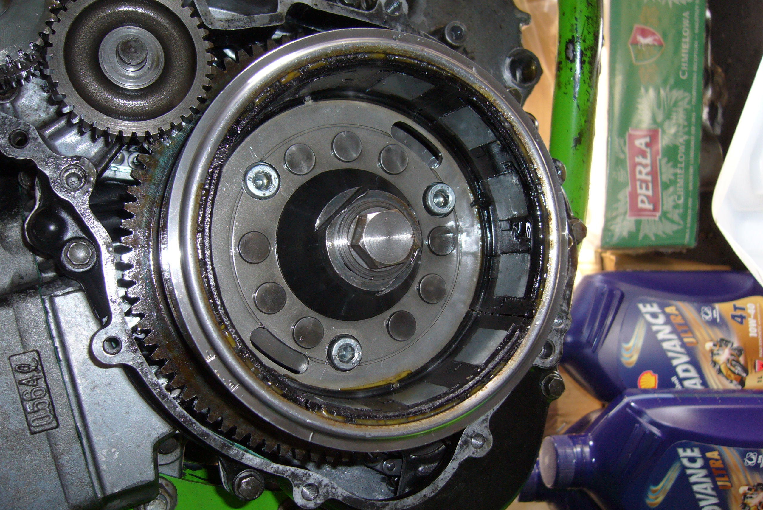 Kawasaki KLR 600 brak iskry elektroda.pl