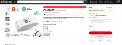 Product page on AliExpress for WiFi Smart Home Smart Switch.