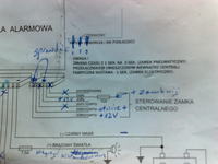 Chrysler voyager 99r 2.5TD podpięcie alarmu pod zamek centralny