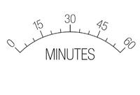 Zegar z mierników analogowych