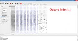 Zrzut ekranu programu AsProgrammer z odczytem pamięci 24C32