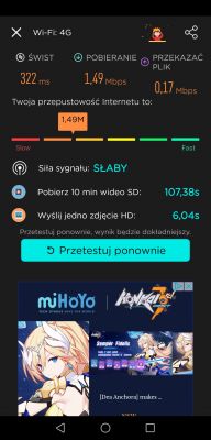 Huawei P20 Pro - Niska prędkość internetu mobilnego, testy na różnych telefonach