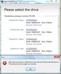 Seagate ST3500320AS-"nieznany", rozmiar dysku 0MB, błąd We/Wy Seagate ST3500320AS-"nieznany", rozmiar dysku 0MB, błąd We/Wy
