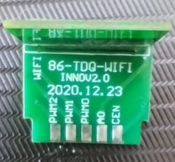 XY-WE2S-A module with pin labels on the side