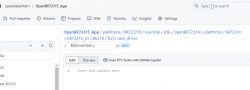 File Editing in GitHub Repository Screenshot of a GitHub repository with file editing view.