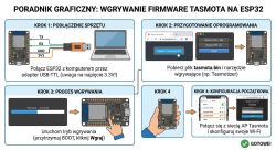 Step-by-step kids-style guide – flashing Tasmota firmware to ESP32 with graphics