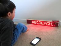 Matryca LED sterowana przez Bluetooth