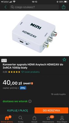 Połączenia urządzeń - Podłączenie starego kina domowego do nowego telewizora