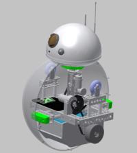 Pełnowymiarowy BB-8 oparty o konstrukcję zabawki od Sphero