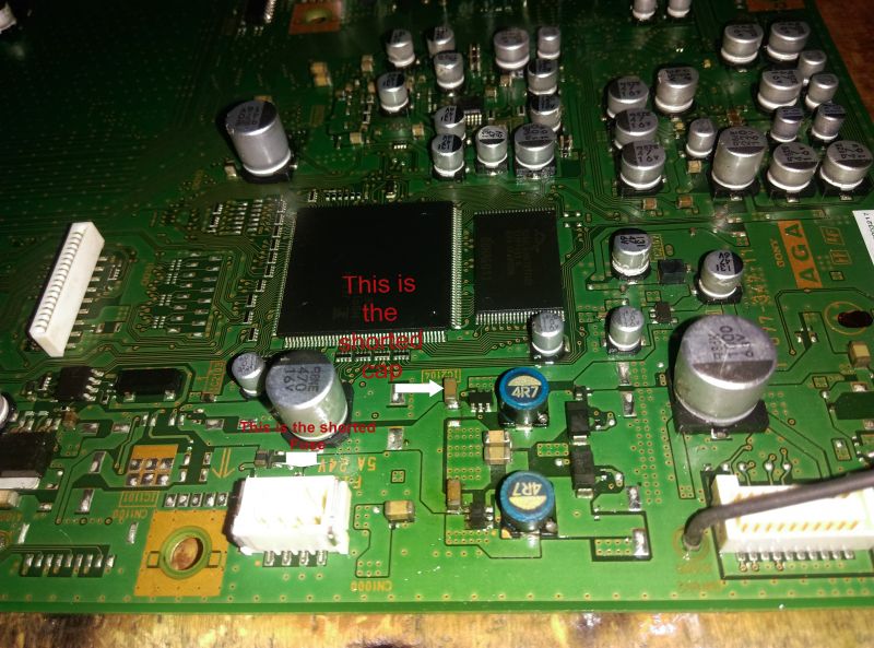 Sony KDL46X450 , clicks ON and OFF when power is applied