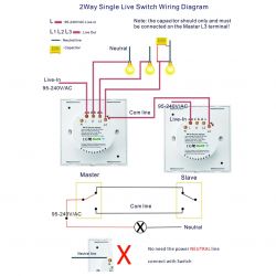 2-Way Single Live Switch Wiring Diagram 2-Way Single Live Switch Wiring Diagram