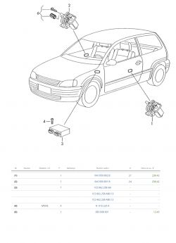 Sterownik centr. zamka - Seat Arosa