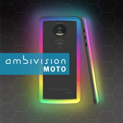AmbiVision Moto: system kolorowych LED jako nakładka na Smartphone AmbiVision Moto: system kolorowych LED jako nakładka na Smartphone