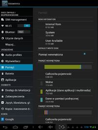 Tablet MODECOM FreeTAB 7.5 IPS - Pamięć wewnętrzna, brak miejsca Tablet MODECOM FreeTAB 7.5 IPS - Pamięć wewnętrzna, brak miejsca