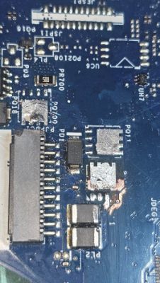 Dell Precision 7740 – laptop nie ładuje baterii, nie działa na zasilaczu, kontroler zasilania