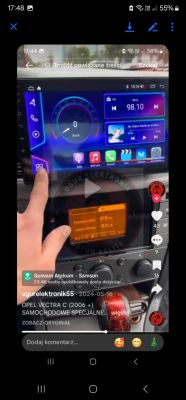Radio 1DIN wysuwane uniwersalne do Opel Vectra C polift? – sterowanie z kierownicy, adaptery, zegar