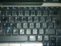Dell d430 keyboard - how to write the @ sign? one button two characters