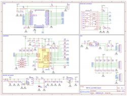 Motherboard Circuit Diagram with ESP32 and LAN7820 Circuit diagram of a motherboard with ESP32 and LAN7820.