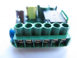 Connector Terminals of Switch Module Close-up of connector terminals on the switch module.