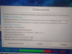 Samsung UE55NU8072 - obraz skacze 15 minut po włączeniu, matryca czy T-CON?