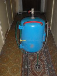 Piaskarka domowej roboty z hydroforu Piaskarka domowej roboty z hydroforu