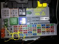 Opel Zafira A - Czy czerwony bezpiecznik odpowiada za układ wycieraczek?