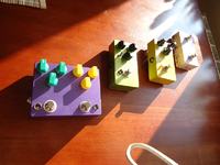 Efekty gitarowe BSIAB 2 + Rebote Delay 2,5, ProCo Rat, Ibanez TS-808, Footswitch Efekty gitarowe BSIAB 2 + Rebote Delay 2,5, ProCo Rat, Ibanez TS-808, Footswitch