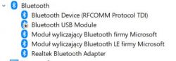 Bluetooth usb 5.0 Realterk - Problem z działaniem pomimo wykrycia przez Windows 