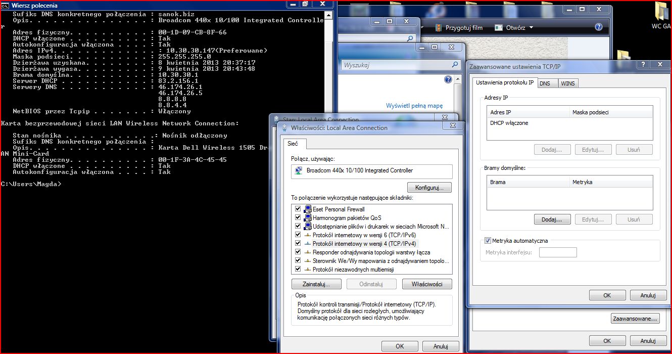Fritz Box 7141 - nie można wejśc na strone ustawień