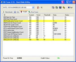 Intel SSD 80GB - czy SMART jest ok? Intel SSD 80GB - czy SMART jest ok?