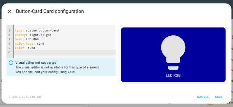 Home Assistant Community Store and Button-Card tutorial – custom buttons on the HA dashboard