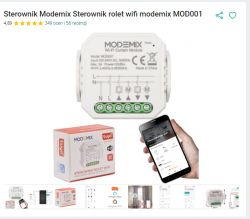 [BK7231N/CBU] Sterownik rolet Modemix MOD001 WiFi Tuya