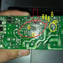 Toshiba TDP-T9 Data Projector Power Issue: No Voltage Output & Unknown IC - Help Needed