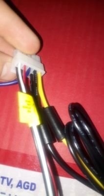 Pioneer Ts-wx300a - Zasilanie subwoofera cienkim kablem żółtym