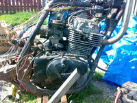 Kawasaki nr silnik KZ250AE brak iskry